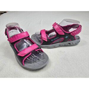 NEW Columbia Womens Adjustable Strap Sandals Size 5 US Pink & Gray